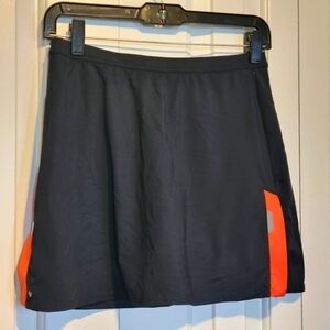 TAIL Tech Performance Navy Blue & Orange Tennis Skort Small Pre-owned